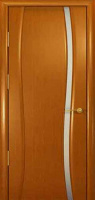 Межкомнатная дверь Ситидорс Жемчуг-1 стекло белый триплекс Темный анегри