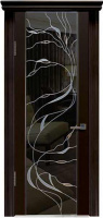 Межкомнатная дверь Varadoor Палермо-3 стекло Листана Венге