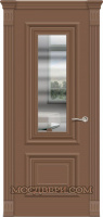 Межкомнатная дверь Ситидорс Мартель-1 стекло зеркало RAL ncs 5010
