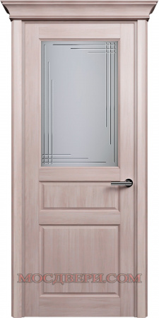Межкомнатная дверь Status Classic 532 стекло сатинато белое Грань Ясень
