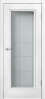 Межкомнатная дверь Классик 1 эмаль остекленная RAL 9003