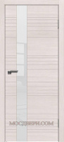 Межкомнатная дверь Новелла-1 Беленый дуб стекло белый лакобель