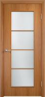 Межкомнатная дверь Verda Тип С-08 стекло сатинато Миланский орех