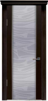 Межкомнатная дверь Varadoor Палермо-3 стекло белое Раунда Венге