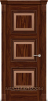 Межкомнатная дверь Ситидорс Элеганс-8 стекло бронза триплекс Американский орех