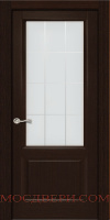 Межкомнатная дверь Ситидорс Малахит-1 klassik стекло гравировка Клетка Венге