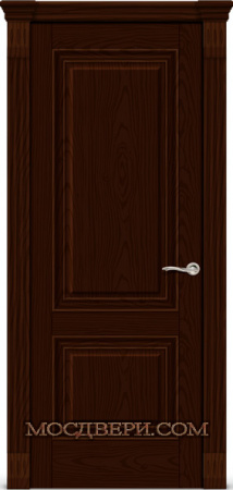 Межкомнатная дверь Ситидорс Элеганс-1 глухая Ясень шоколад