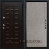 Входная дверь Лекс 4а Неаполь №80 Бетон серый