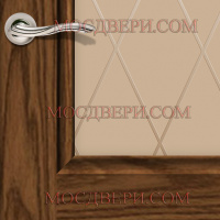 Межкомнатная дверь Ситидорс Малахит-1 New Profile стекло бронза гравировка ромбы